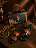 Ensemble Sac à Main, Sandales & Bandoulière – Édition Artisanale | Maison Damina
