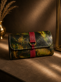 Portefeuille Élégance Artisanale en Cuir Véritable – Maison Damina
