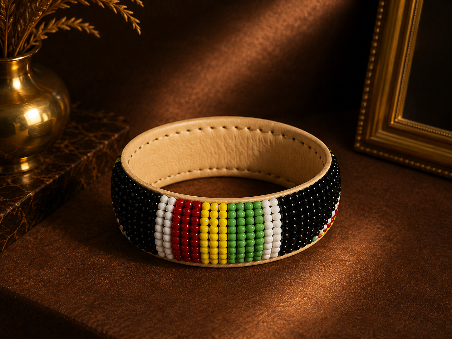 Bracelet Manchette en Perles – Fabrication Artisanale